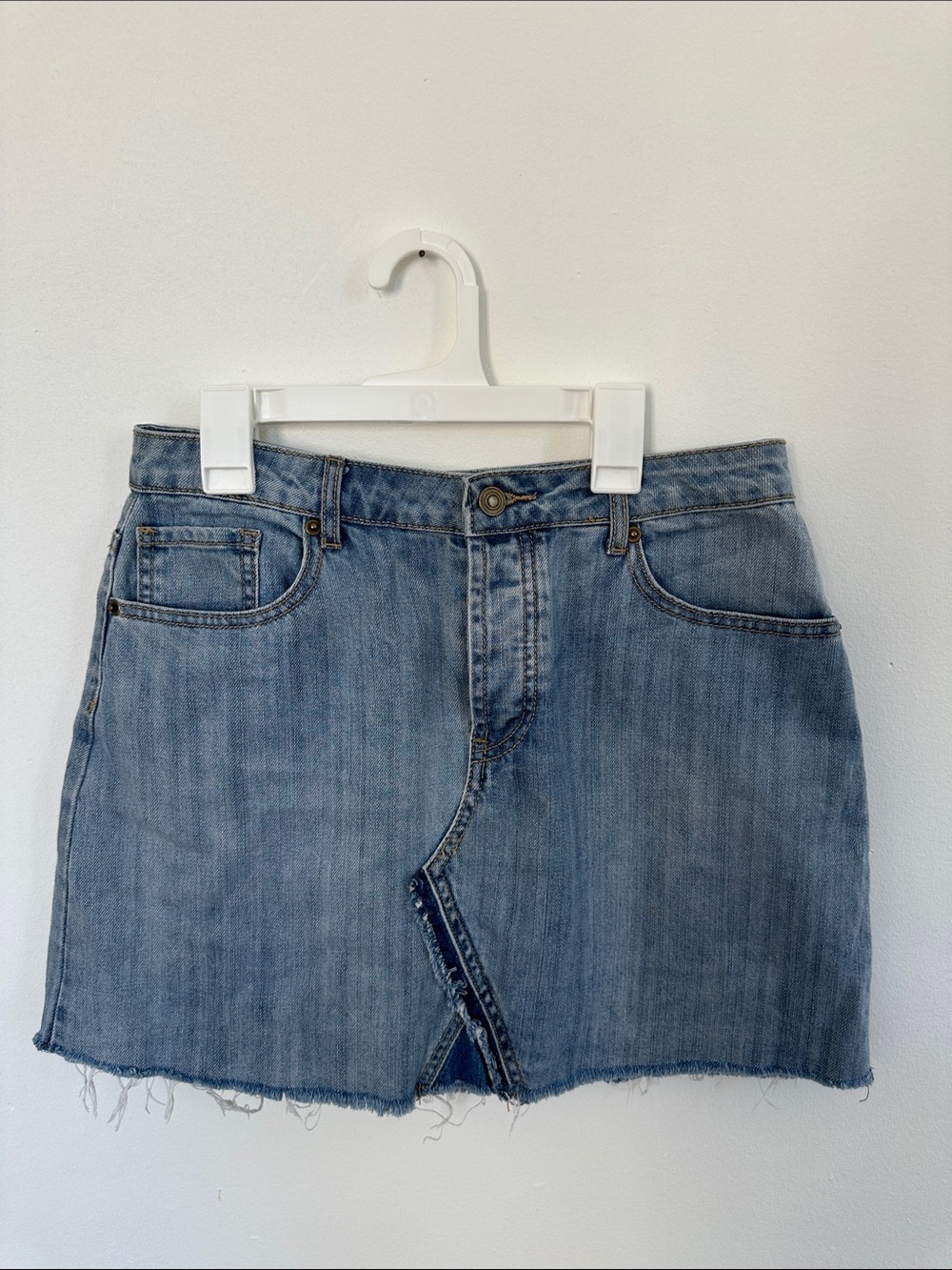 Forever 21 Light Blue Denim Mini Skirt